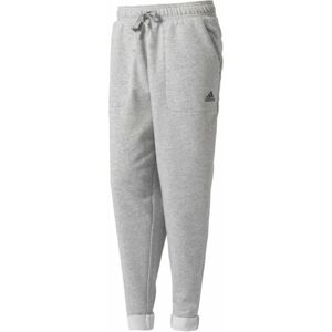 adidas ESSENTIALS SOLID BOYFRIEND PANT šedá XL - Dámské kalhoty