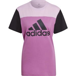 adidas Dámské tričko Dámské tričko, růžová, velikost S