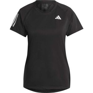 adidas CLUB TEE Dámské tenisové tričko, černá, velikost S