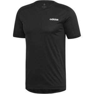 adidas DESIGN2MOVE TEE PLAIN černá XL - Pánské tričko