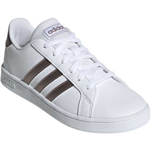 adidas GRAND COURT K bílá 35 - Dětská volnočasová obuv