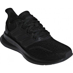 adidas RUNFALCON K Dětská běžecká obuv, černá, velikost 36 2/3