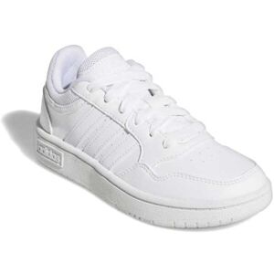 adidas HOOPS 3.0 K Dětská volnočasová obuv, Bílá, velikost 34