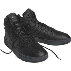 adidas HOOPS 3.0 MID WTR Pánské zimní boty, černá, velikost 47 1/3