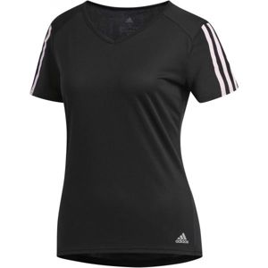 adidas RUN 3S TEE W černá M - Dámské sportovní tričko
