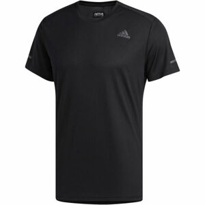 adidas RUN IT TEE Pánské běžecké tričko, černá, velikost M