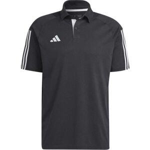 adidas TIRO23 C CO PO Pánská polo košile, černá, velikost XL