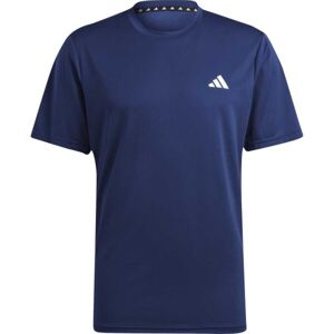 adidas TRAIN ESSENTIALS TEE Pánské sportovní tričko, tmavě modrá, veľkosť L