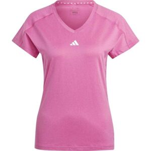 adidas TRAIN ESSENTIALS TEE Dámské tréninkové tričko, růžová, velikost
