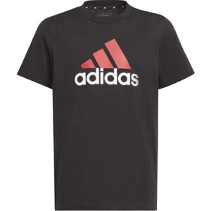 adidas BIG LOGO Chlapecké tričko, černá, velikost