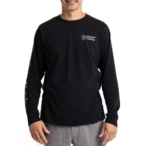 ADVENTER & FISHING COTTON SHIRT BLACK Pánské tričko, černá, velikost XL