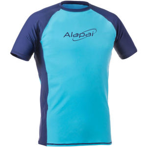Alapai UV WATER T-SHIRT Chlapecké tričko do vody s UV ochranou, tyrkysová, velikost 14-16