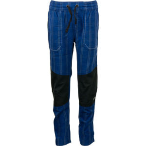 ALPINE PRO RAANO Dětské kalhoty, Tmavě modrá,Černá, velikost 140-146