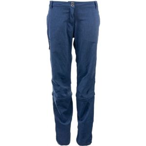 ALPINE PRO CHECKA modrá 38 - Dámské kalhoty
