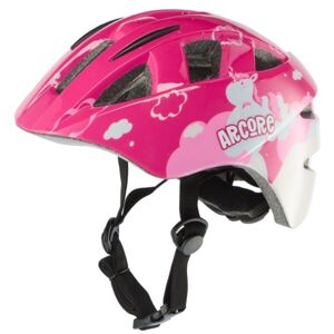 Arcore BONNY Dětská cyklistická přilba, růžová, velikost