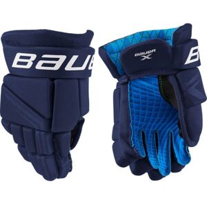 Bauer X GLOVE YTH Dětské hokejové rukavice, tmavě modrá, velikost