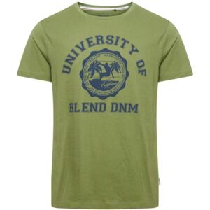 BLEND REGULAR FIT Pánské tričko, tmavě modrá, veľkosť M