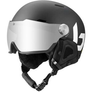 Bolle MIGHT VISOR (52-55 CM) Lyžařská helma se štítem, černá, velikost (52 - 55)