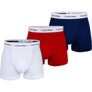 Calvin Klein 3P TRUNK Pánské boxerky, Černá,Bílá, velikost S