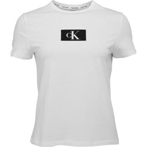 Calvin Klein ´96 LOUNGE-S/S CREW NECK Dámské tričko, bílá, veľkosť XL