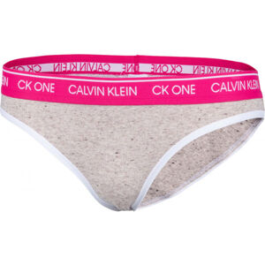 Calvin Klein BIKINI Dámské kalhotky, šedá, veľkosť L