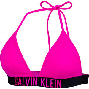 Calvin Klein FIXED TRIANGLE-RP růžová L - Dámský vrchní díl plavek