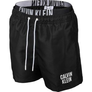 Calvin Klein INTENSE POWER-S-MEDIUM DOUBLE WB-NOS Pánské plavecké šortky, černá, velikost