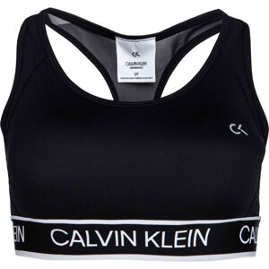 Calvin Klein MEDIUM SUPPORT BRA Dámská sportovní podprsenka, černá, velikost S