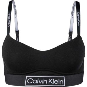 Calvin Klein REIMAGINED HERITAGE-LGHT LINED BRALETTE Dámská podprsenka, černá, veľkosť XL
