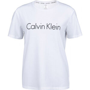 Calvin Klein S/S CREW NECK Dámské tričko, Bílá,Oranžová, velikost S