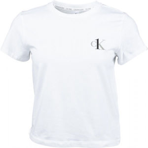 Calvin Klein S/S CREW NECK Dámské tričko, Šedá,Černá, velikost