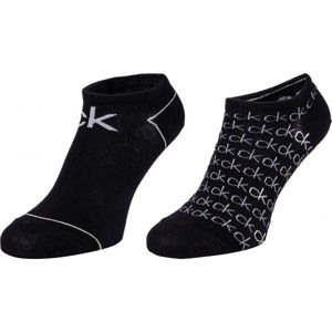 Calvin Klein WOMEN LINER 2P REPEAT LOGO CALLIE Tmavě šedá UNI - Dámské ponožky