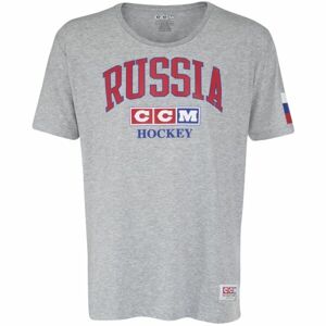 CCM FLAG TEE TEAM RUSSIA  S - Pánské tričko