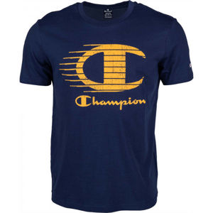 Champion CREWNECK T-SHIRT tmavě modrá L - Pánské tričko