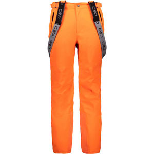 CMP MAN SALOPETTE Pánské lyžařské kalhoty, oranžová, velikost 48