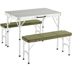 Coleman PACK-AWAY TABLE FOR 4 Kempový stůl a lavice, šedá, veľkosť UNI