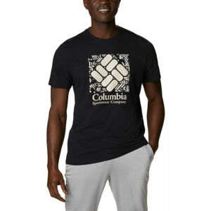 Columbia M RAPID RIDGE GRAPHIC TEE Černá S - Pánské triko
