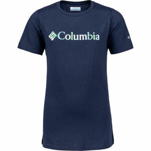 Columbia SWEAT PINES GRAPHIC SHORT SLEEVE TEE Dětské triko, Tmavě modrá,Mix, velikost XL