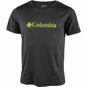 Columbia TECH TRAIL GRAPHIC TEE Černá M - Pánské triko