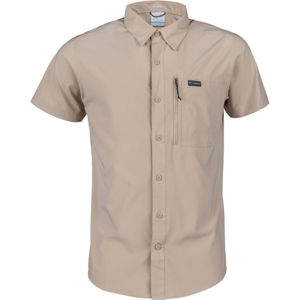 Columbia TRIPLE CANYON SOLID SHOR Béžová M - Pánská košile