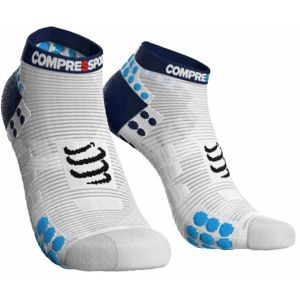 Compressport RACE V3.0 RUN LO Běžecké ponožky, bílá, veľkosť 45-47