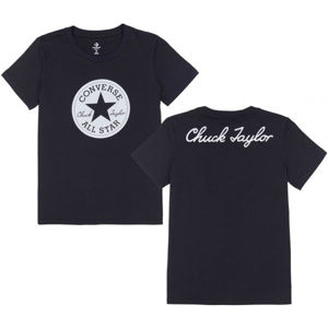 Converse CHUCK PATCH CREW TEE černá M - Pánské tričko