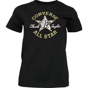 Converse CHUCK PATCH INFILL TEE Dámské tričko, černá, velikost M