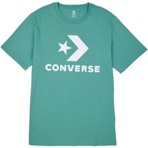 Converse STANDARD FIT CENTER FRONT LARGE LOGO STAR CHEV SS TEE Unisexové tričko, světle zelená, veľkosť M