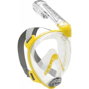 Cressi DUKE Celoobličejová šnorchlovací maska, Žlutá, velikost M/L