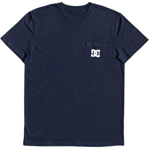 DC POCKET TEE 203 Tričko, Tmavě modrá,Bílá, velikost L