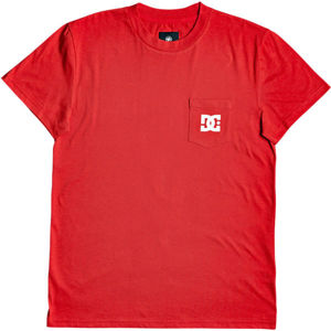DC POCKET TEE 203 Tričko, Červená,Bílá, velikost