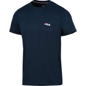 Fila T-SHIRT LOGO SMALL Pánské triko, tmavě modrá, veľkosť XL