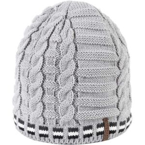 Finmark DIVISION Dámská pletená čepice, tmavě šedá, velikost