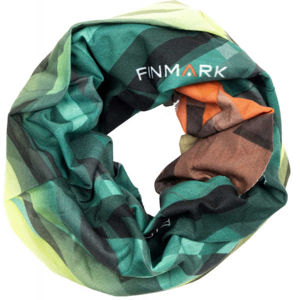 Finmark FS-126 Multifunkční šátek, Zelená,Mix, velikost